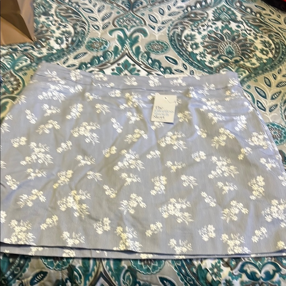 Croft & Barrow Blue Mini Skirt skort